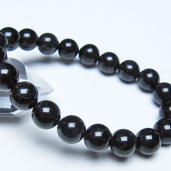 ブラックルチルクォーツ ブレスレット 10mm [t257-8571]