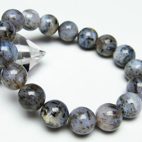 ルチルインアゲート ブレスレット 13mm [T258-1677]