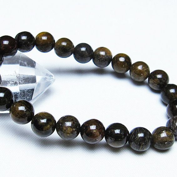 ルチルインアゲート ブレスレット 9mm [T258-1911]