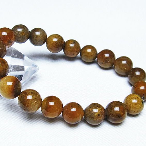 ルチルインアゲート ブレスレット 10mm [T258-1916]