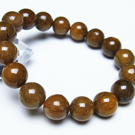 ルチルインアゲート ブレスレット 11mm [T258-1951]