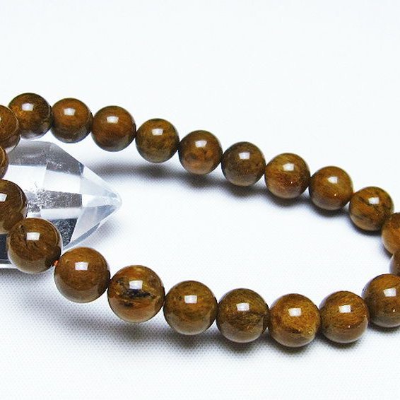 ルチルインアゲート ブレスレット 9mm [T258-1965]