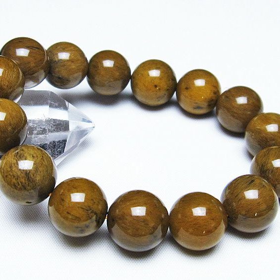 ルチルインアゲート ブレスレット 15mm [T258-1978]