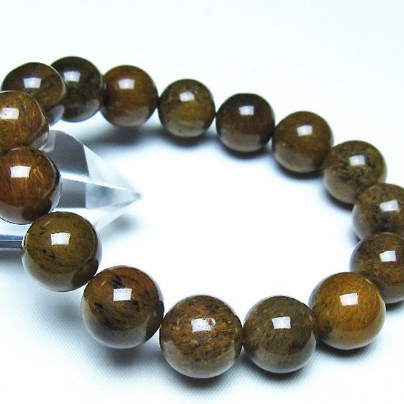 ルチルインアゲート ブレスレット 13mm [t258-2160]