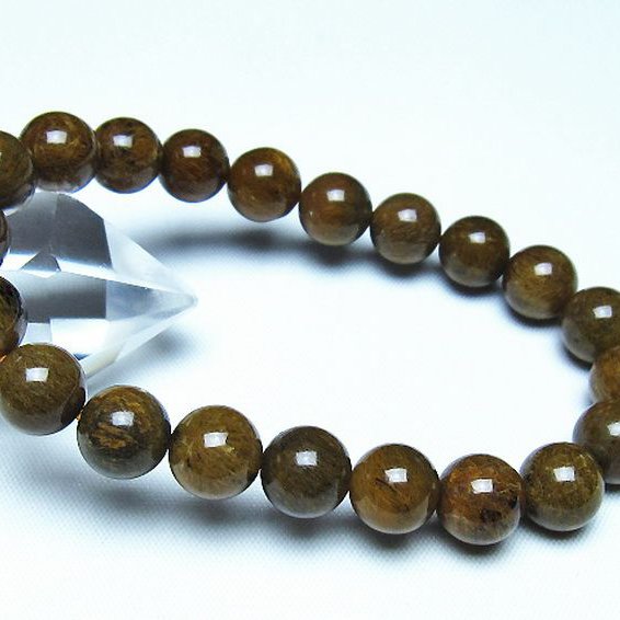 ルチルインアゲート ブレスレット 10mm [t258-2174]