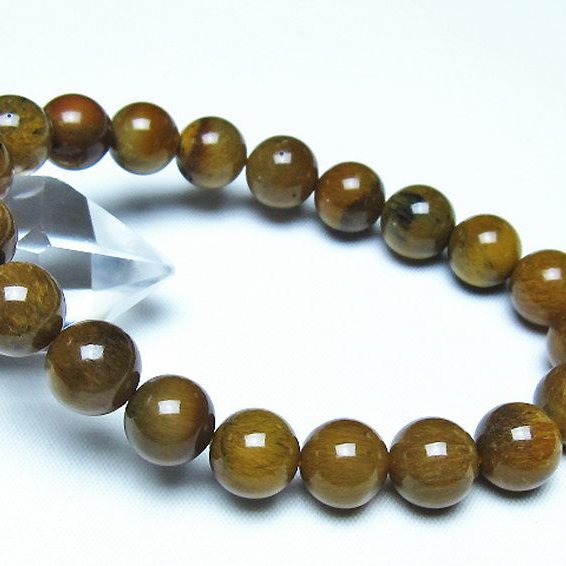 ルチルインアゲート ブレスレット 11mm [t258-2177]