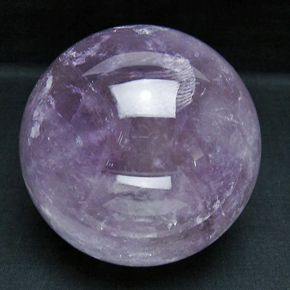 1.2Kg アメジスト 丸玉 94mm [T259-13244]