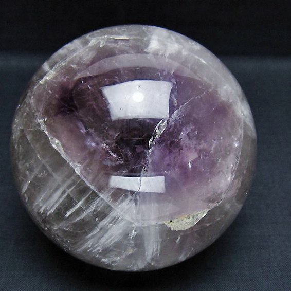 アメジスト 丸玉 84mm [T259-13273]