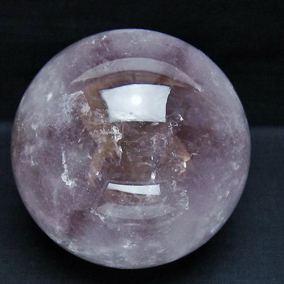 2Kg アメジスト 丸玉 115mm [T259-13337]