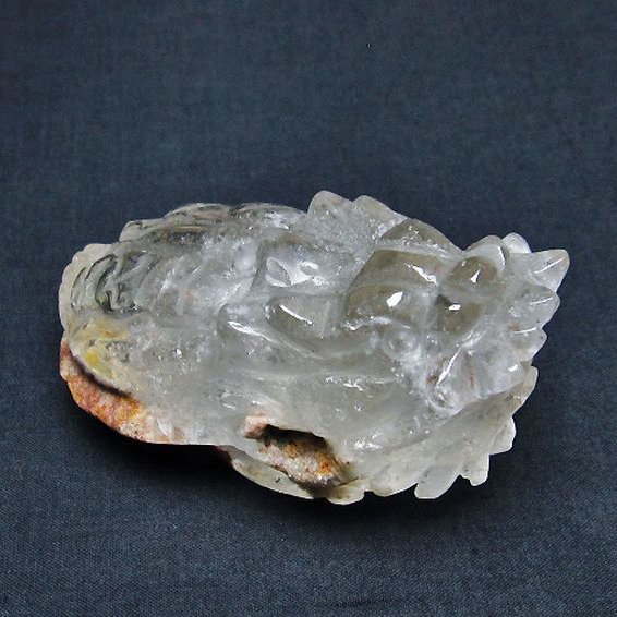 ヒマラヤ水晶龍亀 置物 [t261-1200]