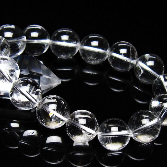 ヒマラヤ水晶 ブレスレット 14mm [t263-4483]