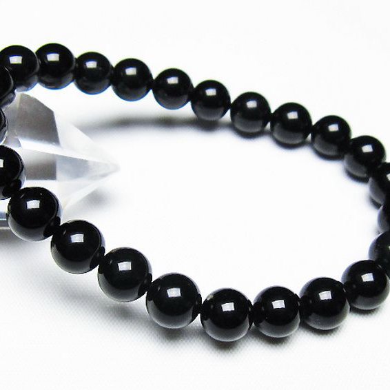 ゴールドキャッツアイオブシディアン ブレスレット 8mm [T265-1736]