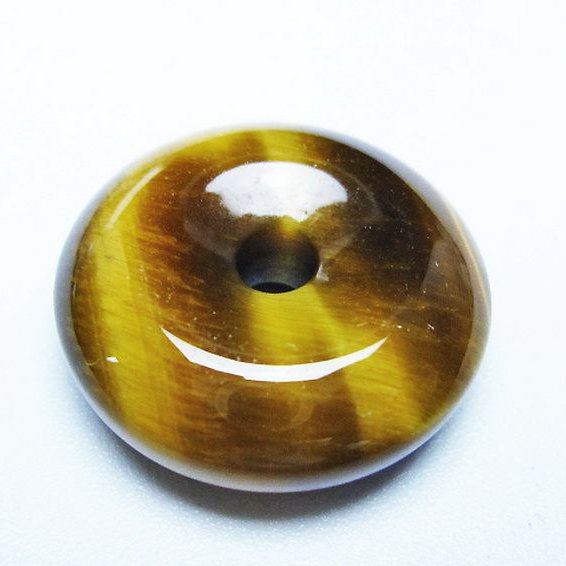 タイガーアイ※黄虎目石平安扣[T267-1103]