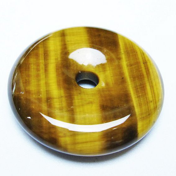 タイガーアイ※黄虎目石平安扣[T267-1160]