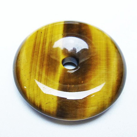 タイガーアイ※黄虎目石平安扣[T267-1185]