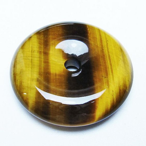 タイガーアイ※黄虎目石平安扣[T267-1197]