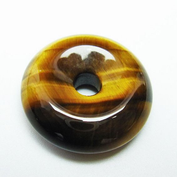 タイガーアイ※黄虎目石平安扣[T267-780]