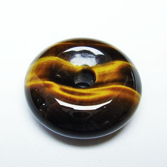 タイガーアイ※黄虎目石平安扣[T267-969]