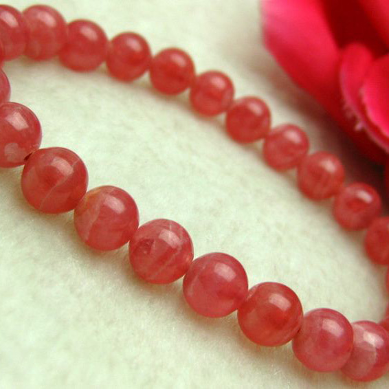 インカローズ ロードクロサイト ブレスレット 8mm [T27-1766]