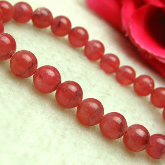 インカローズ ロードクロサイト ブレスレット 8mm [T27-1889]