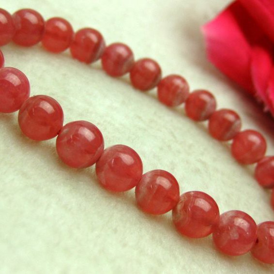 インカローズ ロードクロサイト ブレスレット 8mm [T27-1914]