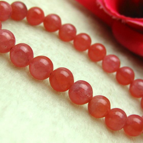 インカローズ ロードクロサイト ブレスレット 8mm [T27-1944]