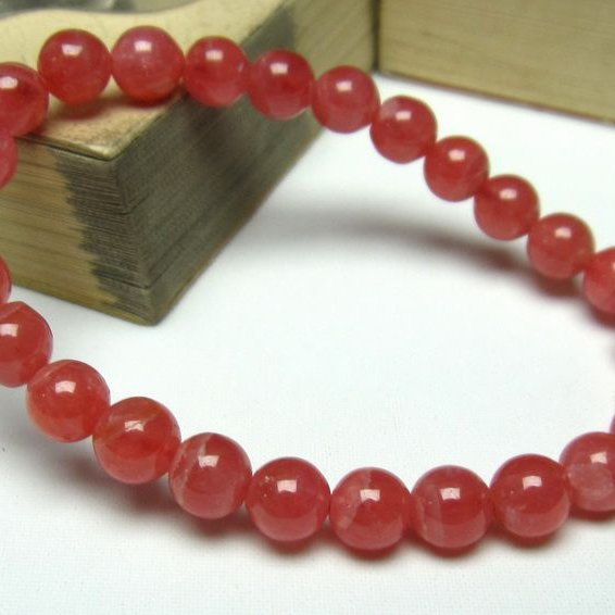 インカローズ ロードクロサイト ブレスレット 7mm [T27-2230]