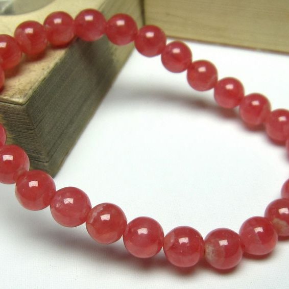 インカローズ ロードクロサイト ブレスレット 7mm [T27-2242]