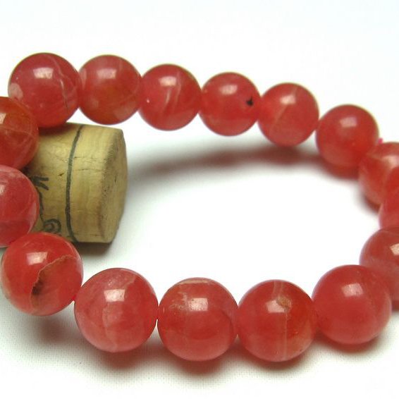 インカローズ ロードクロサイト ブレスレット  12mm [T27-2381]