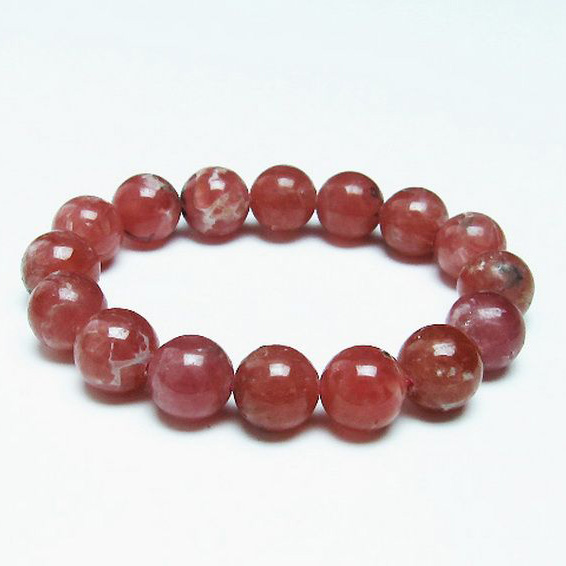 インカローズ ロードクロサイト ブレスレット 12mm [T27-2406]