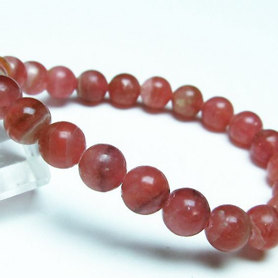 インカローズ ロードクロサイト ブレスレット 8mm [t27-2467]