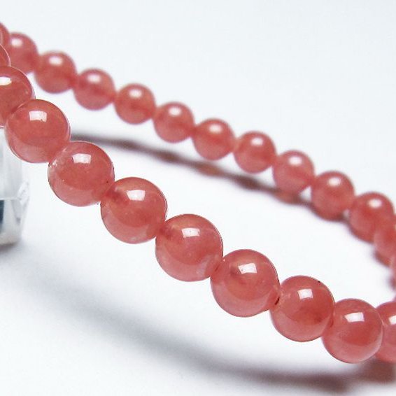 インカローズ ロードクロサイト ブレスレット 7mm [T27-2550]