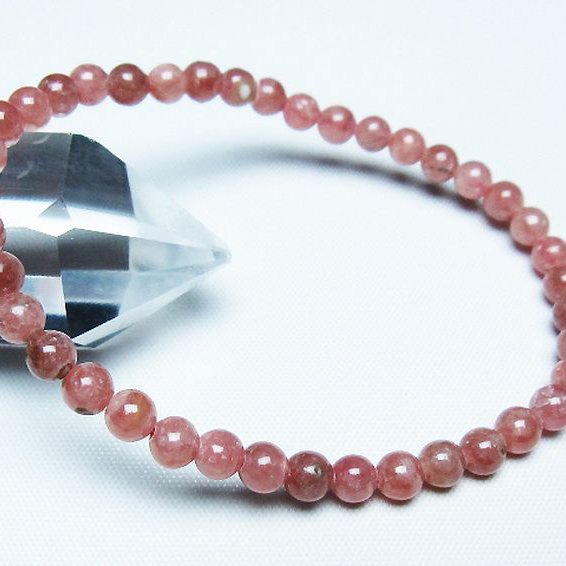 インカローズ ロードクロサイト ブレスレット 5mm [t27-2574]