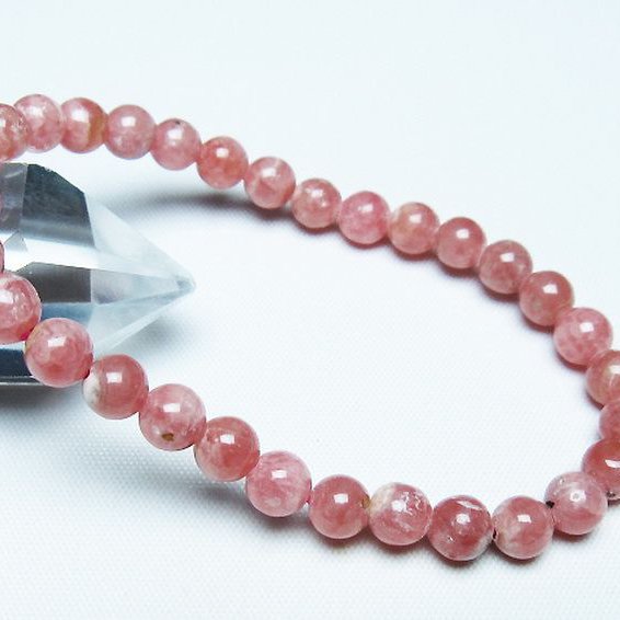 インカローズ ロードクロサイト ブレスレット 6mm [t27-2662]