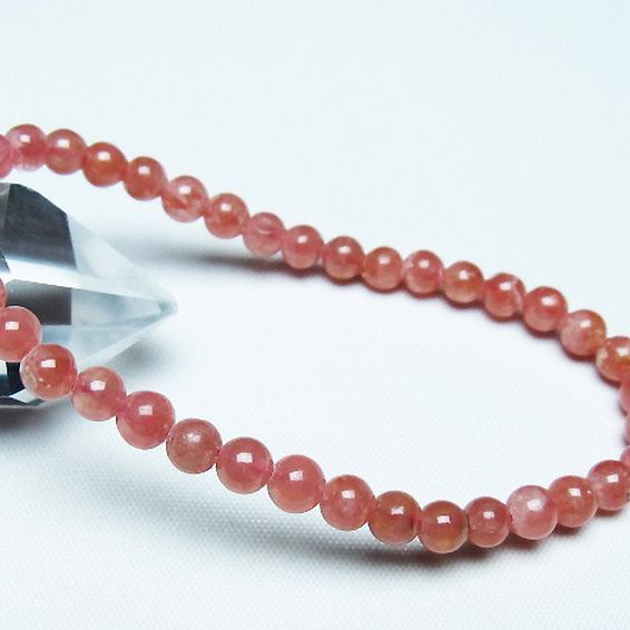 インカローズ ロードクロサイト ブレスレット 5mm [t27-2725]