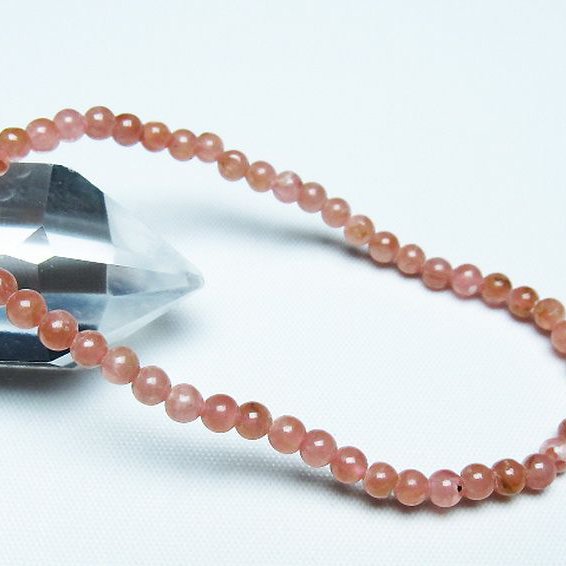 インカローズ ロードクロサイト ブレスレット 4mm [T27-2734]