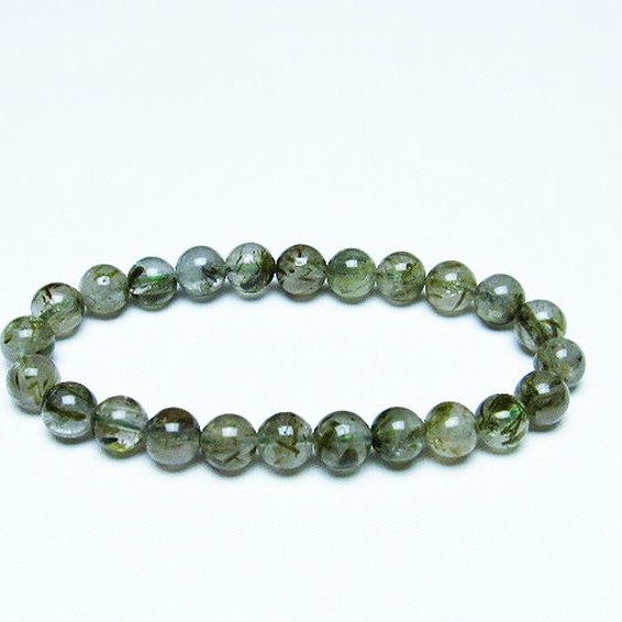 グリーンエピドート 緑簾石 ブレスレット 8mm [T270-2815]
