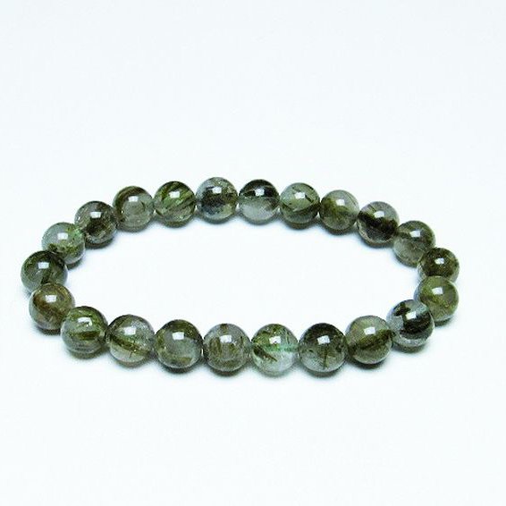 グリーンエピドート 緑簾石 ブレスレット 9mm [T270-2838]