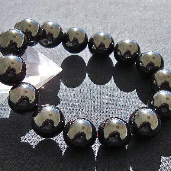 ガーネット ブレスレット 15mm [T271-2978]