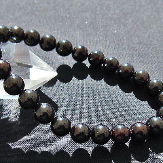 ガーネット ブレスレット 8mm [T271-3067]