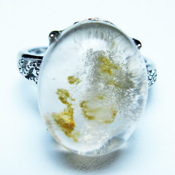 ガーデン （庭園） 水晶 指輪 リング(13号) [t272-3495]