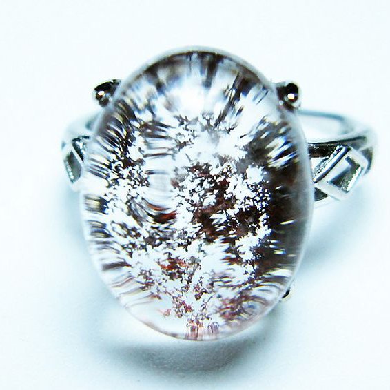 ガーデン （庭園） 水晶 指輪 リング(13号) [t272-3521]