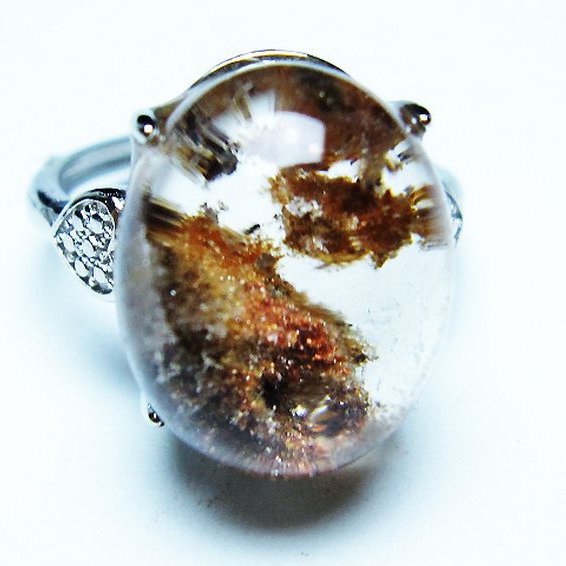 ガーデン （庭園） 水晶 指輪 リング(16号) [t272-3549]