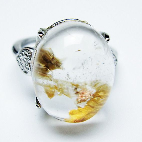 ガーデン （庭園） 水晶 指輪 リング 14号 [t272-3575]