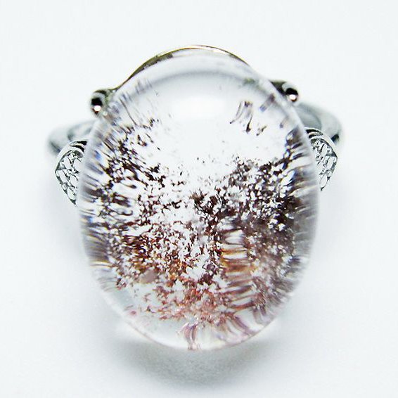 ガーデン （庭園） 水晶 指輪 リング 15号 [t272-3582]