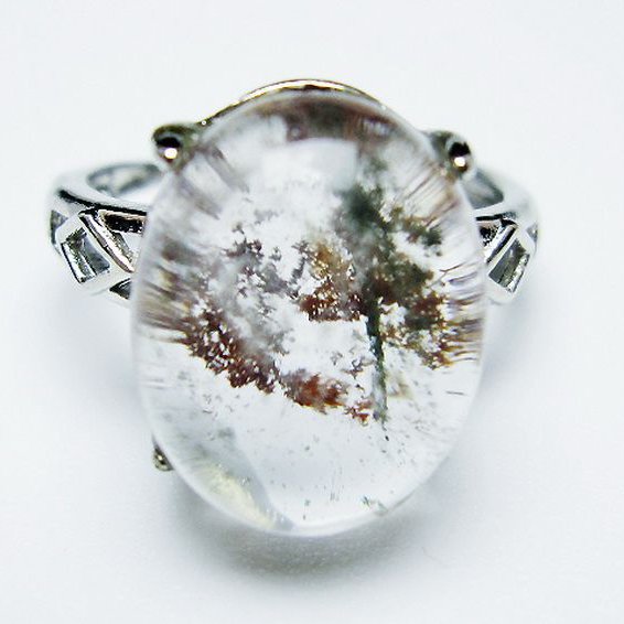 ガーデン （庭園） 水晶 指輪 リング 13号 [t272-3595]