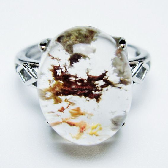 ガーデン （庭園） 水晶 指輪 リング(15号) [t272-3624]