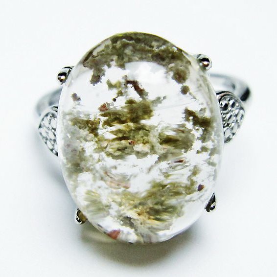 ガーデン （庭園） 水晶 指輪 リング 16号 [t272-3633]