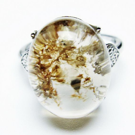 ガーデン （庭園） 水晶 指輪 リング 17号 [t272-3637]