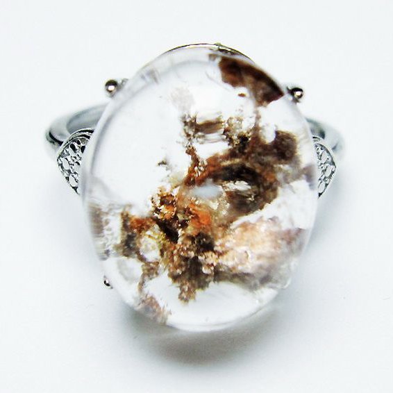 ガーデン （庭園） 水晶 指輪 リング 16号 [t272-3644]